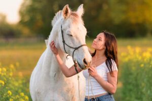 paardenportret met zwarte achtergrond 55